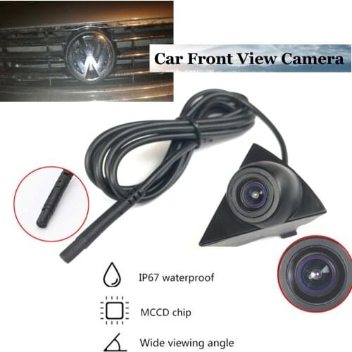 POISECAR Car Front View Logo Parking Reversing Camera for VW Volkswagen Prado Highlander Land Camry