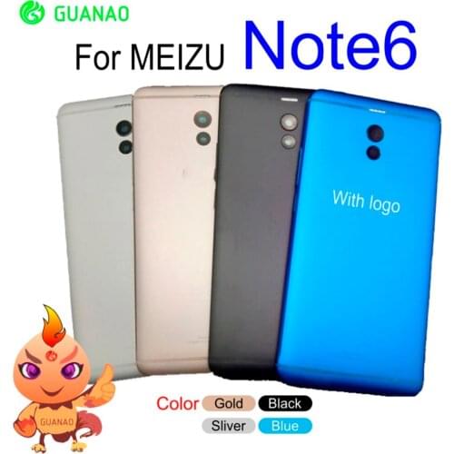 For mei zu Note 5 6 Battery Cover Rear Door Back Housing Case Replacement For Snapdragon mei zu Note5 Note6 Battery Cover