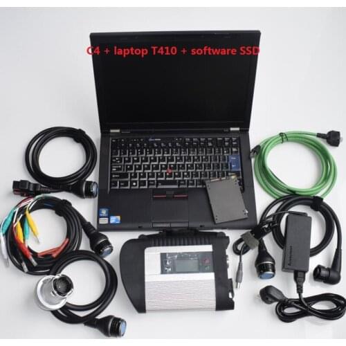 MB Star SD C4 2020.12V Software 480G SSD for OBD 2 Code Reader Used Laptop T410 I5 I7 4G for MB diagnosis Tool Auto Scanner