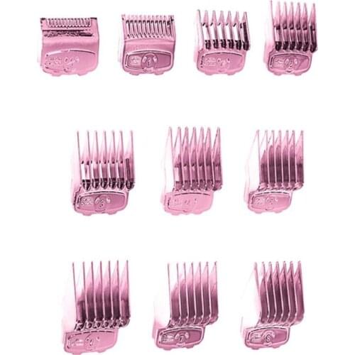 10Pcs Hair Clipper Guides Combs Kit, Professional Trimmer Attachment Hair Clipper Replacement Guards Parts for Haircut