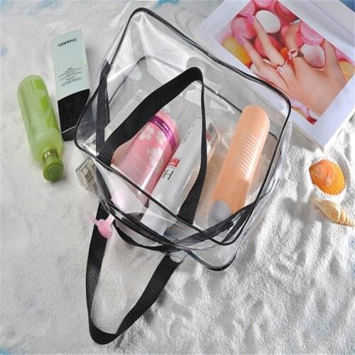 PVC Bags Transparent Travel Organizer Clear Makeup Bag Beautician Cosmetic Bag Beauty Case Toiletry Bag Make Up Pouch Wash Bags