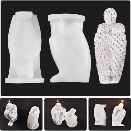 3D Plump Woman Candle Silicone Mold Female Body Art Wax Soap Mould Fondant Cake Chocolate Decorating DIY Baking Tool Wholesales