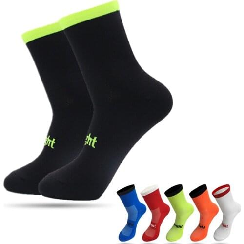 SkyKnight Moisture-Wicking Bike Cycling Socks Men Women Racing Running Gym Training Sports Sock Size 7-12