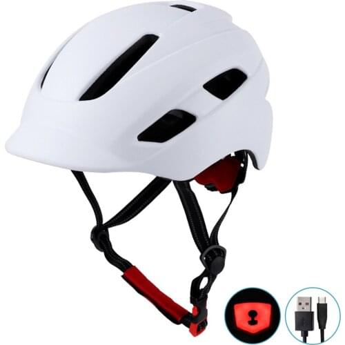 Men Women Ultralight Cycling Safety Helmet Led Taillight MTB Road Bike Bicycle Motorcycle Riding Ventilated Safely Helme