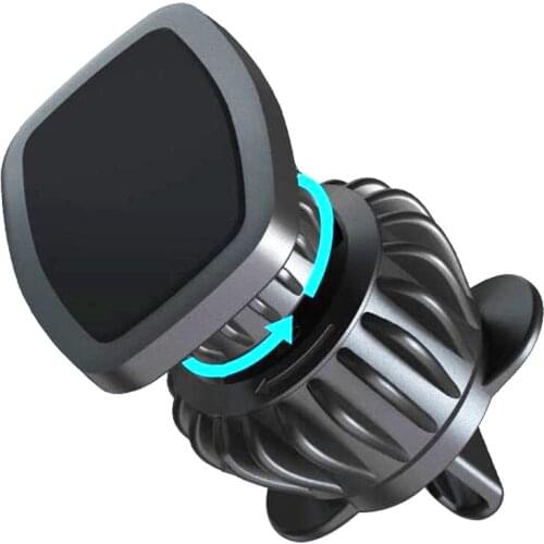 360 Rotable Air Vent Magnetic Car Phone Holder for Mobile Phone in Car GPS Universal Bracket Stand Magnet Cell Mount