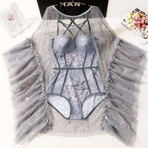 STAERK hot one piece women swimsuit 2020 brand with cover Korea conjoined thin covering smocked swim Cute Ruffle Bathing Suits