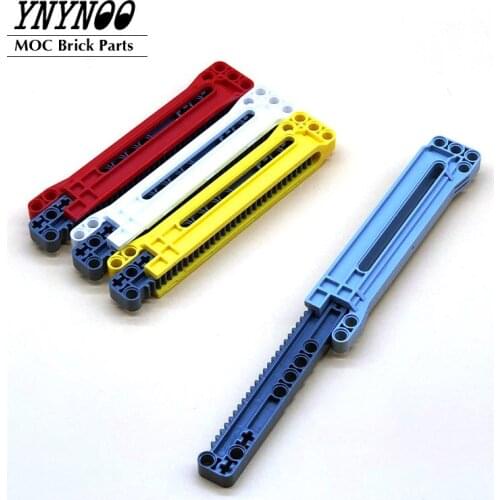 1-2Set/lot Compatible with High-Tech Parts Gear Rack 1x14x2 Housing Combination Bricks Blocks DIY Toys fit for 11200 Crane Boom