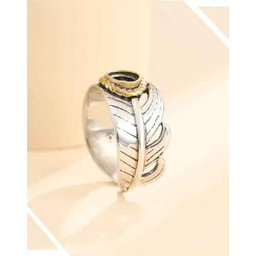 5*7mm 925 STERLING SILVER Semi Mount Bases Blanks base blank Pad men ring Setting jewelry findings (without stone) A5387