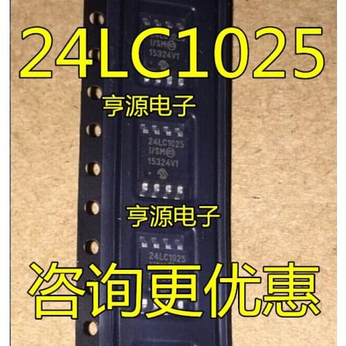5pcs 24LC1025-I/SM 24LC1025-I 24LC1025 SOP8