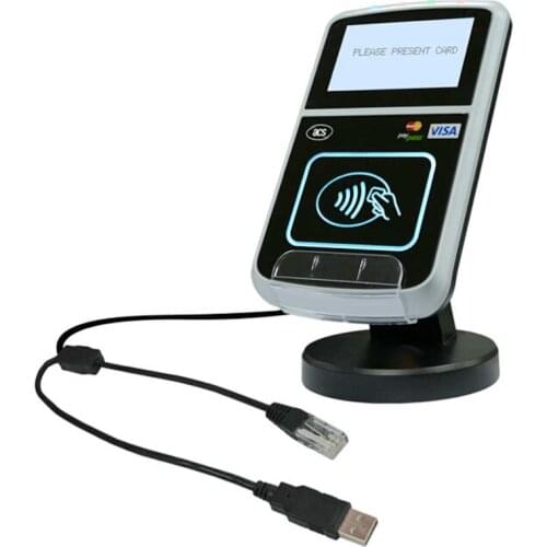 In freeshipment 13.56 MHz ACR123U Intelligent Contactless Reader USB version (can sent two smart cards in free)