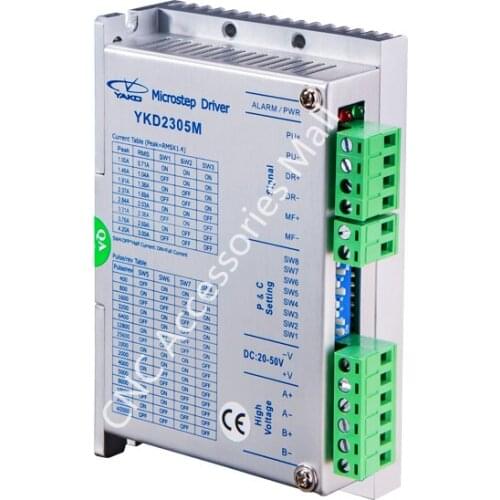 YAKO two-phase stepper motor driver 32bit DSP digital Stepper driver YKD2305M DC20-50V 3A