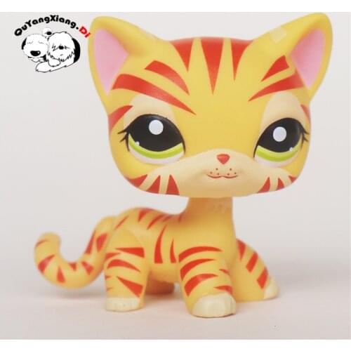 CWM001 Pet Shop Animal Tiger cat doll action Figure kitten