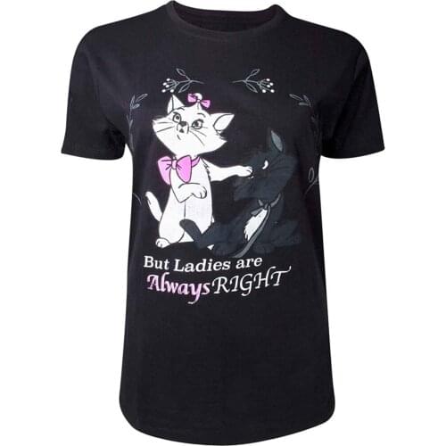 Aristocats T Shirt Marie Ladies Are Always Right Official Womens Junior Fit