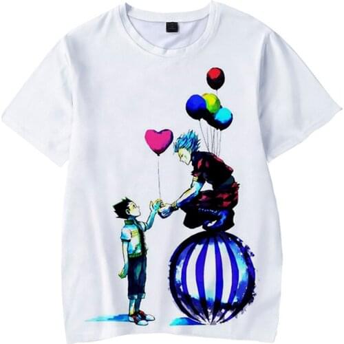 Hunter X Hunter 3D Printed Summer T-Shirt Anime Harajuku Streetwear MenWomen Casual Oversize Fashion Hip Hop Tees Top Clothes