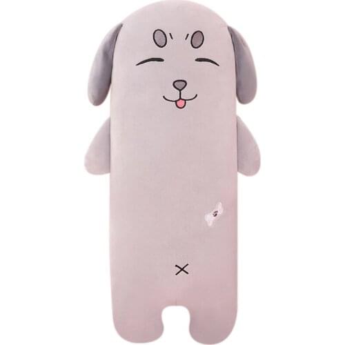 Playful bull doll home soft decoration long animal sleeping pillow for girls soft lying pillow