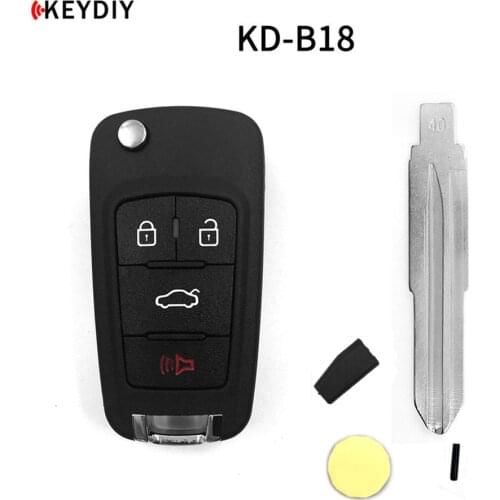 KEYDIY KD B18 Car Key For Chevrolet/Buick KD900/KD-X2/KD MINI Key Programmer B Series Remote Control with 39#/40# Blade and Chip