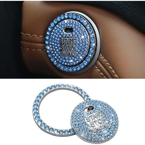Start Button Sticker Switch Universal Accessories Bling Decor Ignition