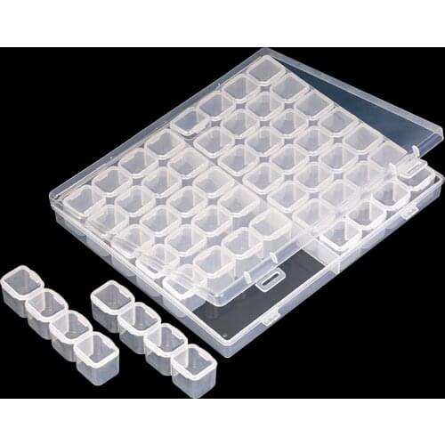 28/56/112/168/224 Lattices Diamond Embroidery Accessories Diamond Painting Boxes Cross Stitch Cases Storage Organizer DW012