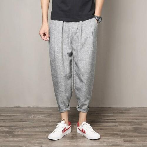 Longqibao Mens Summer Pants
