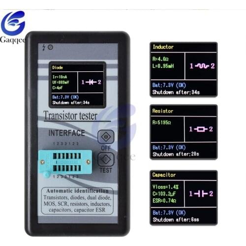 M328 New Multi-Purpose transistor tester Components Tester Diode Triode Capacitance Inductance Multimeters