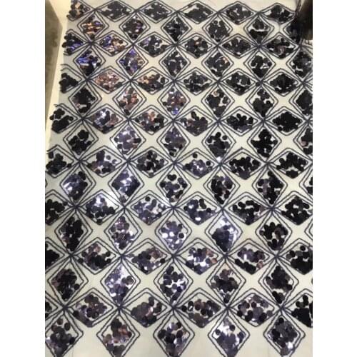 Fashion trend New product release in July 2018 5yards st359# Ropes and sequins lace fabric for bridal wedding dress/sawing