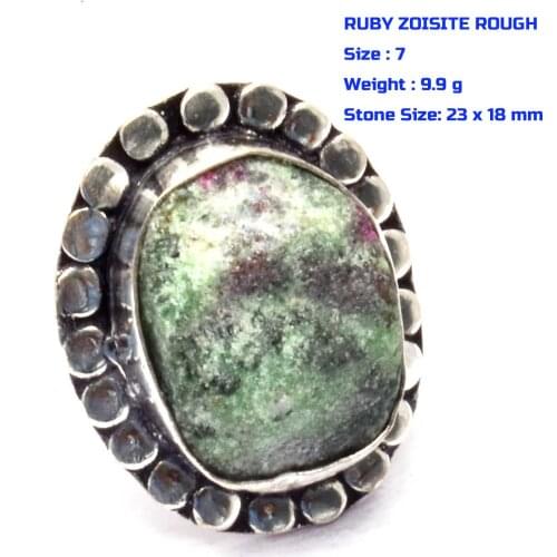 Genuine Lapis Moonstone Carnelian Labradorite Chalcedony Turquoise Larimar Rose Quartz Ring Silver Copper Size : 7 & 7.25
