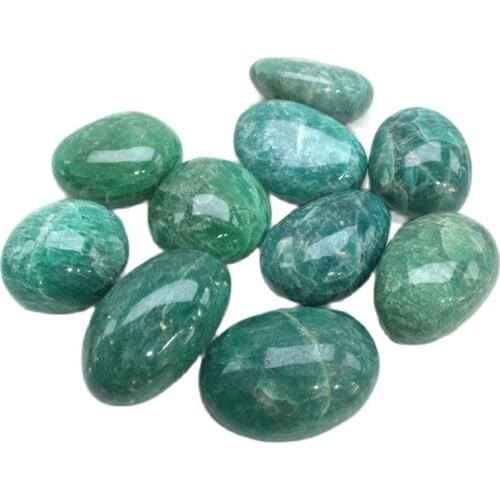 Натуральные камни Crystals massage stone natural green blue amazonite palm crystals and stones healing for room decoration