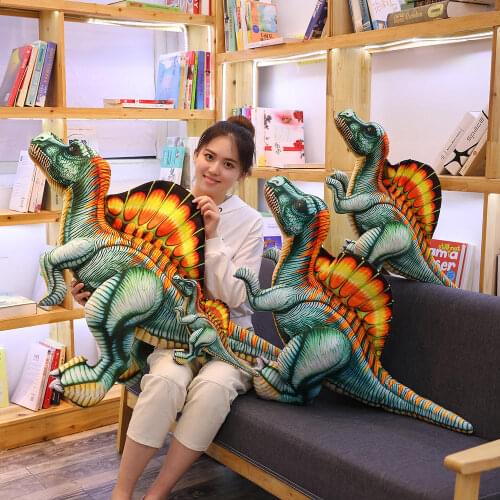 New 40-100cm New Dinosaur Plush Toys Stuffed Animal Dragon Doll Spinosaurus Toys for Children Lifelike Pillow Kids Birthday Gift