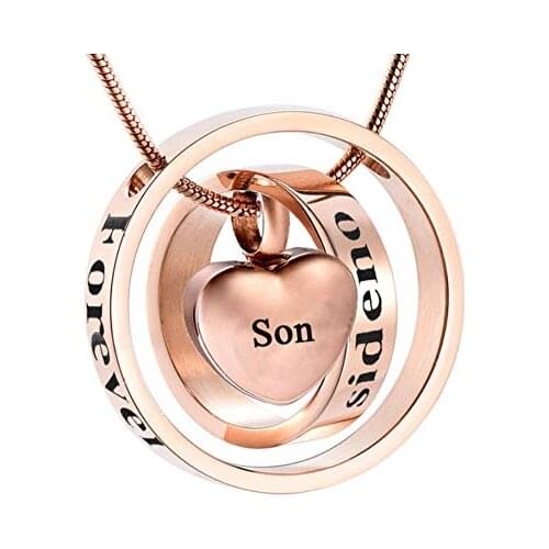 Memorial Urn Necklace For Memory Unisex Stainless Steel Pet,Dog/Cat Jewelry Paw Print Cremation Jewelry Ashes Holder Pet