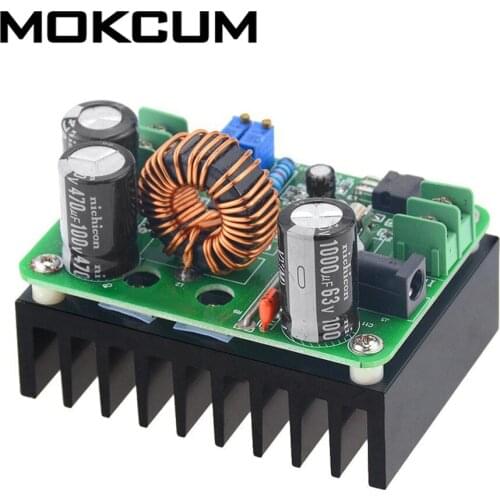 600W Boost Step UP Module DC-DC 12V-60V to 12V-80V Power Supply Stabilizer Adjustable Voltage Converter w/ Heat Sink