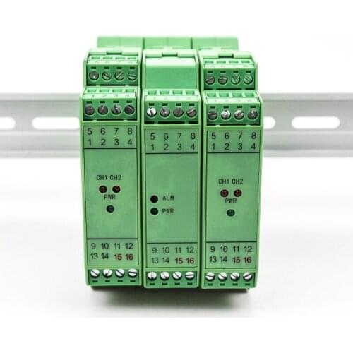 PT100 To 4-20mA Temperature Converter K Type Thermocouple Signal Isolator DC 24V