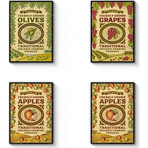 Retro Farmhouse Decoration Kitchen Cafe Retro Farmhouse Wall Artist Home Decor Art Poster Hot Air