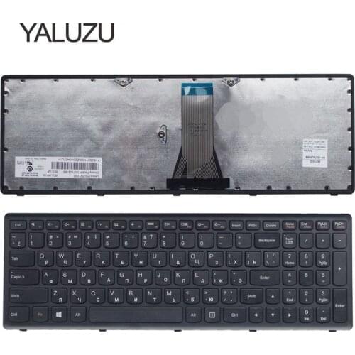 YALUZU Russian Keyboard for Lenovo for IdeaPad G500C S510P G500S G500H S500 S500C G505s G510S S510p Z510 RU BLACK FRAME