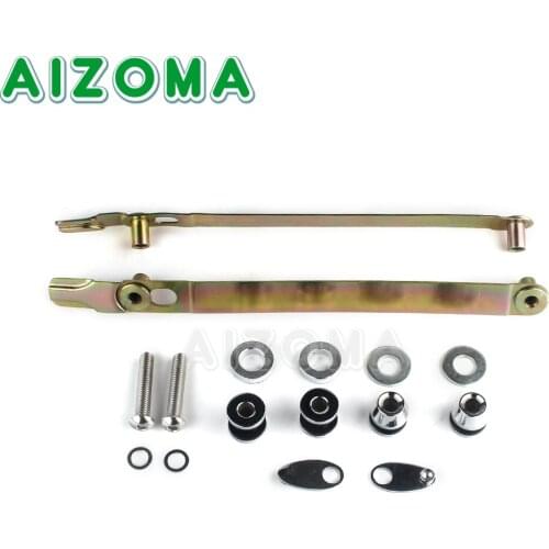 Detachable Sissy Bar Rack Backrest Side Plates Docking Hardware Mounting Kit For Harley Dyna FXDWG 2010-2017 OEM No. 54097-10