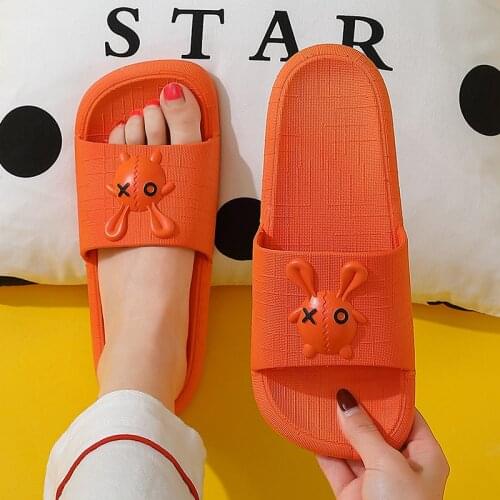 Slippers Womens Tide Home Use Cute Indoor Soft Bottom Non-Slip All-match Slippers Mens Slippers Outdoor House Shoes Men