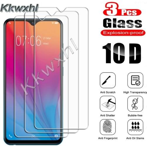 3PCS Tempered Glass For Vivo Y5s Y7s Y89 Y90 Y91 Y91C Y93 Lite Y9s Z1 Pro Z1x Z3x Z5 Z5i V11 Protective Screen Protector Film