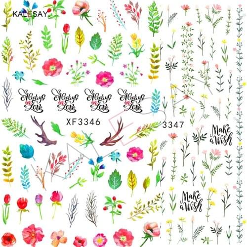 3D Flower Nail Art Decoration Stickers Manicure Nail Design Sticker Art Decal Spring Decal Decor Not Water Decal Nail Art