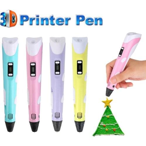 3D High Quality Funny Printing Pen Arts Printer Low Temperature Drawing Doodling For Baby Kids Gift Random Color Of Accessories