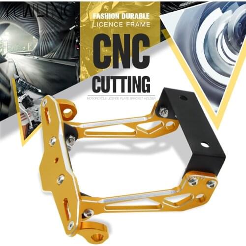 Motorcycle CNC Aluminum License Plate Bracket Licence Plate Holder Frame Number Plate For yamaha TMAX 530 500 TMAX530 TMAX500