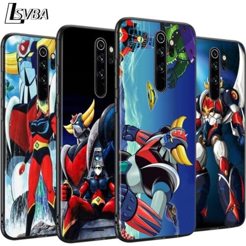 UFO Robot Grendizer Anti-Fall Phone Case For Xiaomi Redmi Note 9 9S Max 8T 8 7 6 5 Pro 5A 4X 4 Soft Black Cover Capa