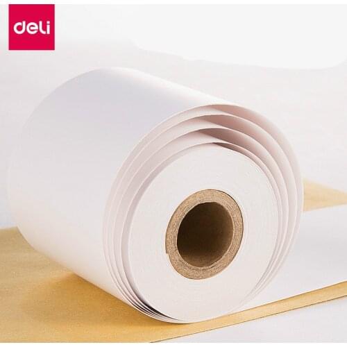 Deli 57*50mm Cash Register Paper Roll Thermal Printing for POS Thermal Printer Business Home Supplies Papel Termico 32\100 Rolls