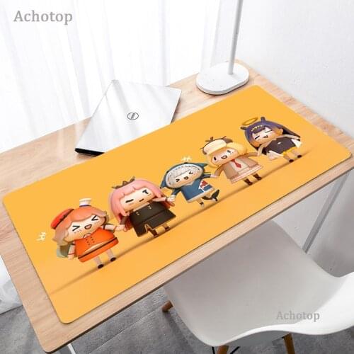 Gawr Gura Kawaii Gaming Mouse Pad PC Gamer Completo Mousepad XXL Anime Large Mouse Pad Cute Cartoon Mouse Pad Keyboard Desk Mat
