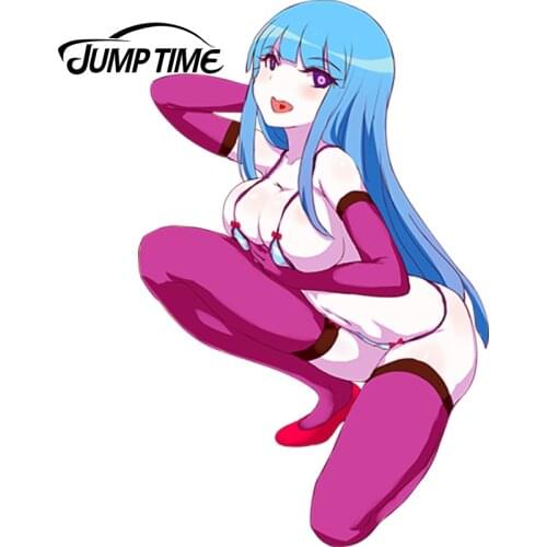 JumpTime 13cm x 8.3cm ME!ME!ME! - Meme Anime Vinyl Car Sticker for Window Bumper Rear Windshield Car Stickers Sexy Graphic
