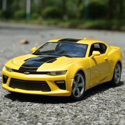 Diecast 1:18 Chevrolet Camaro 2016 Alloy Car Metal Model Adult Collection Ornaments Souvenir Display Vehicle Boy Toys Gift