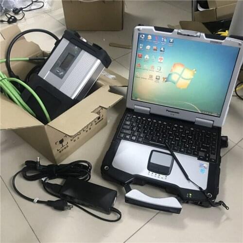 MB Star C5 SD Connect V12/2020 Software X WIS DTS OBD 2 Code Reader Used Laptop CF-30 CF30 and 320GB HDD for Auto diagnosis Tool