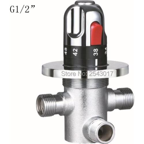 New Arrival High Quality Thermostatic Mixing Valve Temperature Control G1/2' Thermostat Valve Automatic Mixing Valves GI991