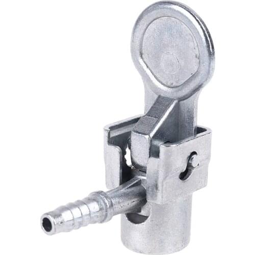 1/4" Air Chuck for Mini Air Compressor Portable Tire Inflator with Barb Connector for Hose Repair Inflate Chuck