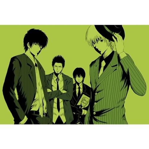 Full Drill DIY Diamond Painting Gintama Japanese Manga Embroidery Cross Stitch Handmade Craft Home Decoration JX499