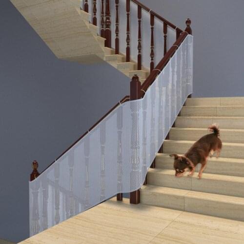 2/3X0.9m Pet Dog Cat Anti-falling Net Extra-Thick Staircase Balcony Protection Mesh Home Staircase Balcony Gate Fence Net