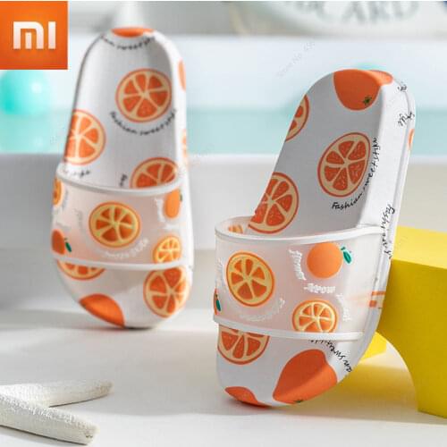 Xiaomi Summer Slipper Children Slides Girls Shoes Cartoon Fruit Watermelon Apple Durian Girl Flip Flops Slide Sandals
